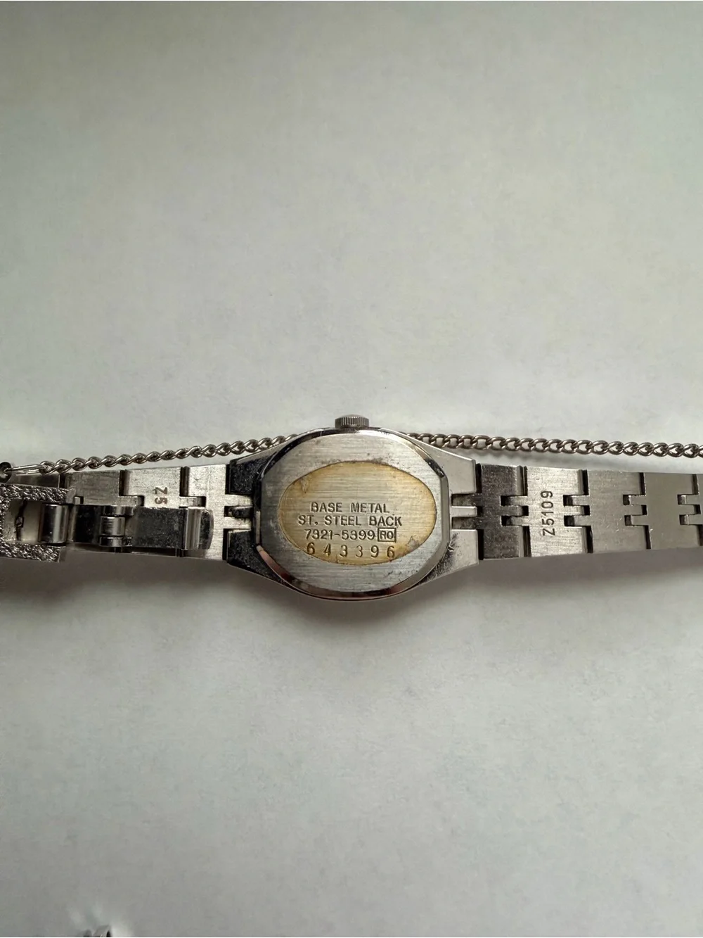 Vintage Seiko Quartz 7321 - 5399 Silver Watch